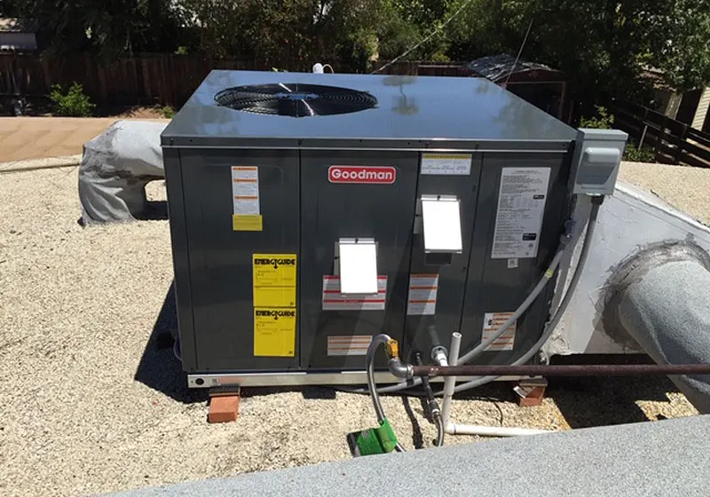 Goodman AC Package Unit Replacement in Reseda